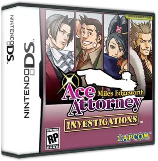 jeu Ace Attorney Investigations - Miles Edgeworth
